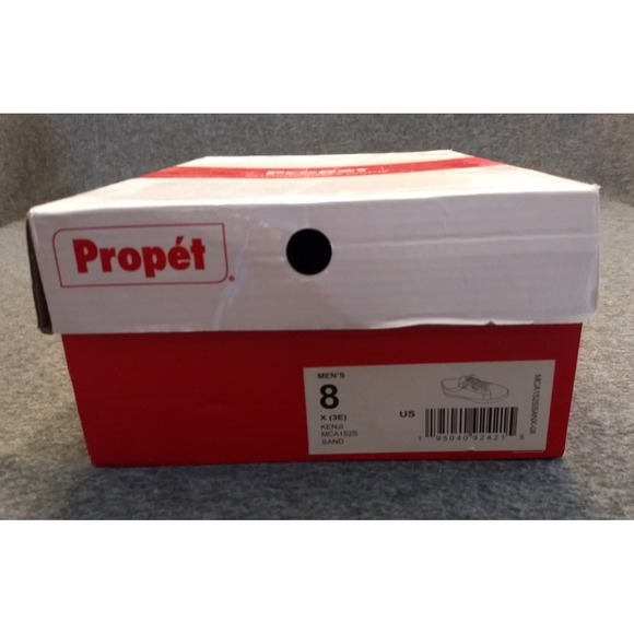 Propet Kenji Lace Up Sneakers Mens 8X (3E) Sand Casual‎ Shoes MCA152S NEW READ main image 8